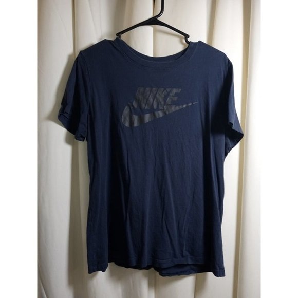 Nike Navy Blue Short Sleeve Tee - Picture 1 of 5